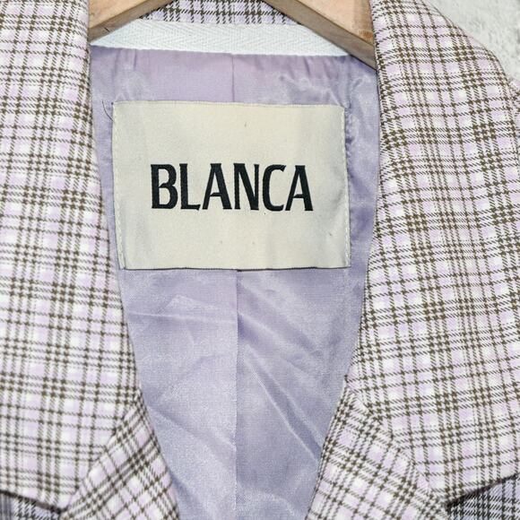 BLANCA Women's Oversize Jamie Blazer Jacket double breasted in lilac - Picture 3 of 10